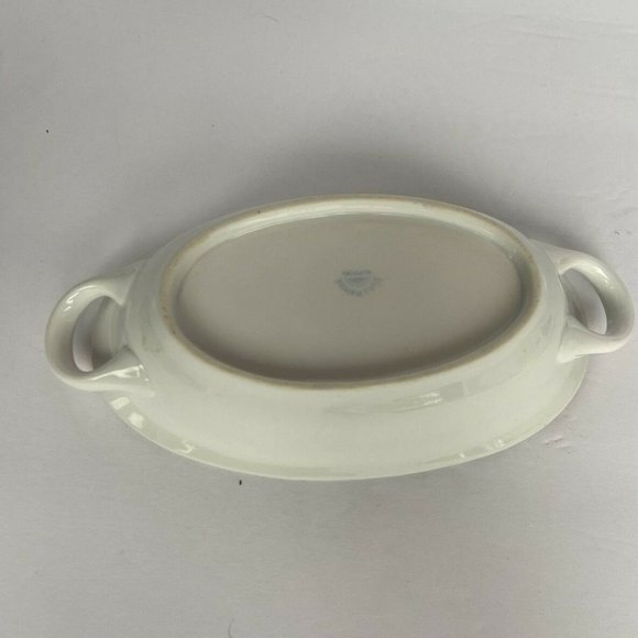 Antique 1890-1921 Rising Sun Hand Painted Nippon Violet Gold Rim Handled Dish - Picture 7 of 8